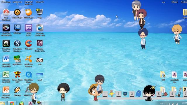 Free! Desktop Mascots // Shimeji Moeeee!!! смотреть онлайн