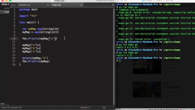 golang 16 - maps смотреть онлайн