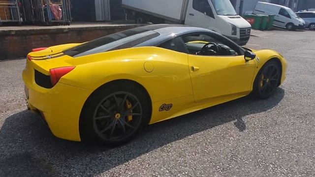 Ferrari Full Car Wrap in YELLOW смотреть онлайн