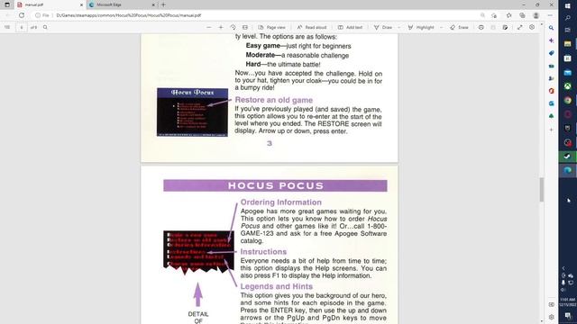 Hocus Pocus game manual смотреть онлайн