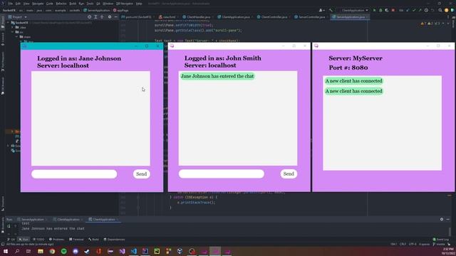 Java Chat App Example смотреть онлайн