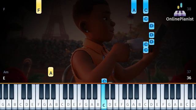 Turning Red - Nobody Like U - Piano Tutorial / Piano Cover смотреть онлайн