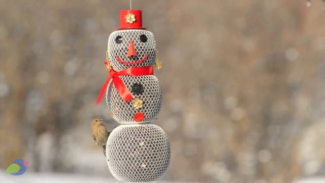 Кормушка для диких птиц "СНЕЖНАЯ БАБА" от от Perky Pet® и NO/NO®. Кобрако.ру смотреть онлайн