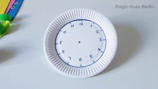 How To Make A Paper Clock | School Project Clock |DIY|Magic Hues Media|Key#4 #Craft#Paper# Handmade