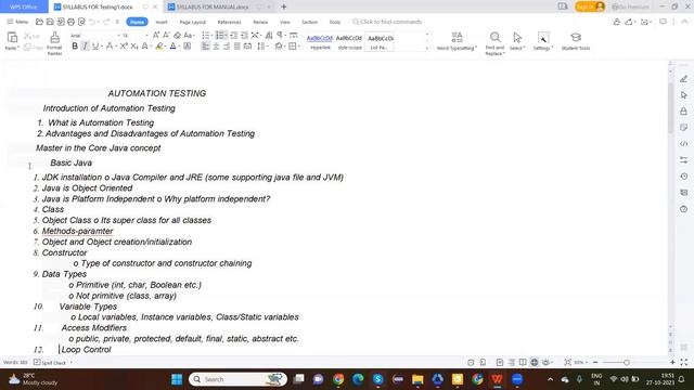 Manual & Automation Selenium with Java | Software Testing Training FREE Demo | VLR - 9492228043 смотреть онлайн