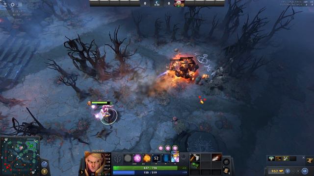 Дота 2 как фармить лес Инвокер Патч 7.33 Дима заказал! смотреть онлайн