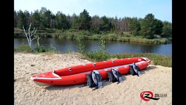 W wędrówce po nadmuchiwanym kajaku Alfa-Zet 520 od producenta ZelGear смотреть онлайн