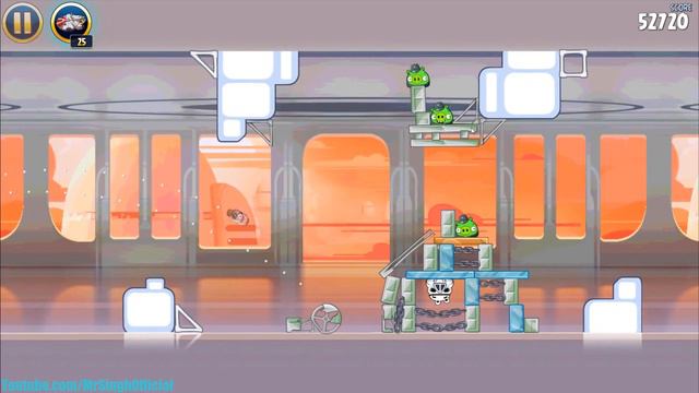 Angry Birds Star Wars - Cloud City Level 4-17 Highscore 3-Stars Star Wars Cloud City Level 4-17 смотреть онлайн
