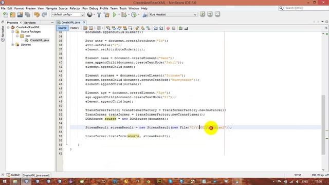 Java Create & Read XML File смотреть онлайн
