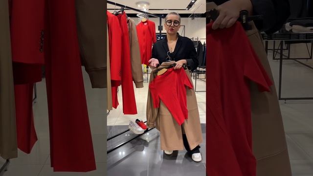 Эффектное и необычное сочетание красного и цвета camel в новом обзоре❤️? смотреть онлайн