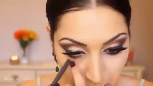 ПРО КРАСОТУ * Восточный макияж для карих глаз * Пошаговый восточный макияж