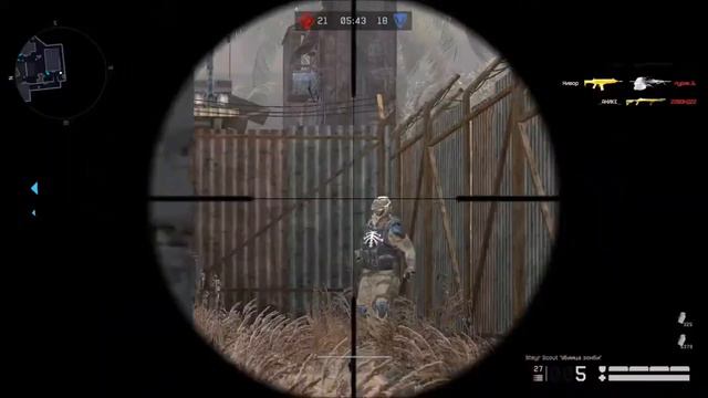 скаут убийцы зомби Warface смотреть онлайн