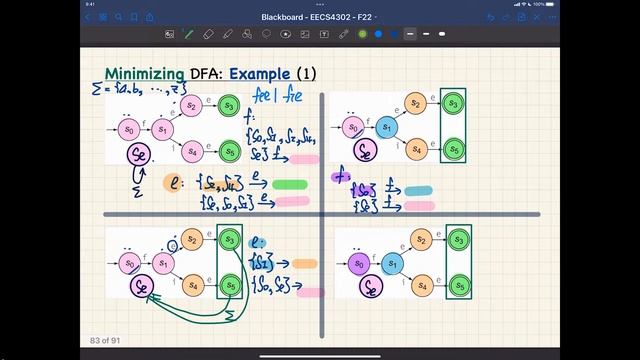 [HD] EECS4302 F22 - 2022-10-06 - Minimizing DFA States, Syntactic Analysis смотреть онлайн