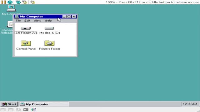 Windows Chicago на EGA (зеленая) - установка + обзор смотреть онлайн