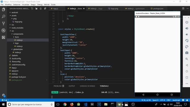 Speed Coding | Login UI - React Native смотреть онлайн