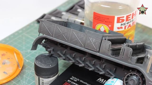 Высветления и тонировка маслом Часть II. Высветление крупных поверхностей БТТ. (Oil fading & washes смотреть онлайн