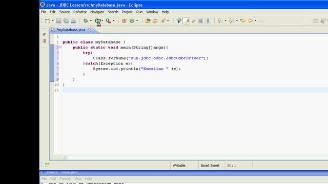 JDBC Lesson 4. Create Connection Java to Database смотреть онлайн