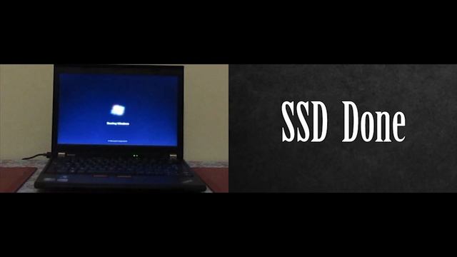 Lenovo ThinkPad X220i SSD Upgrade Boot Comparison
