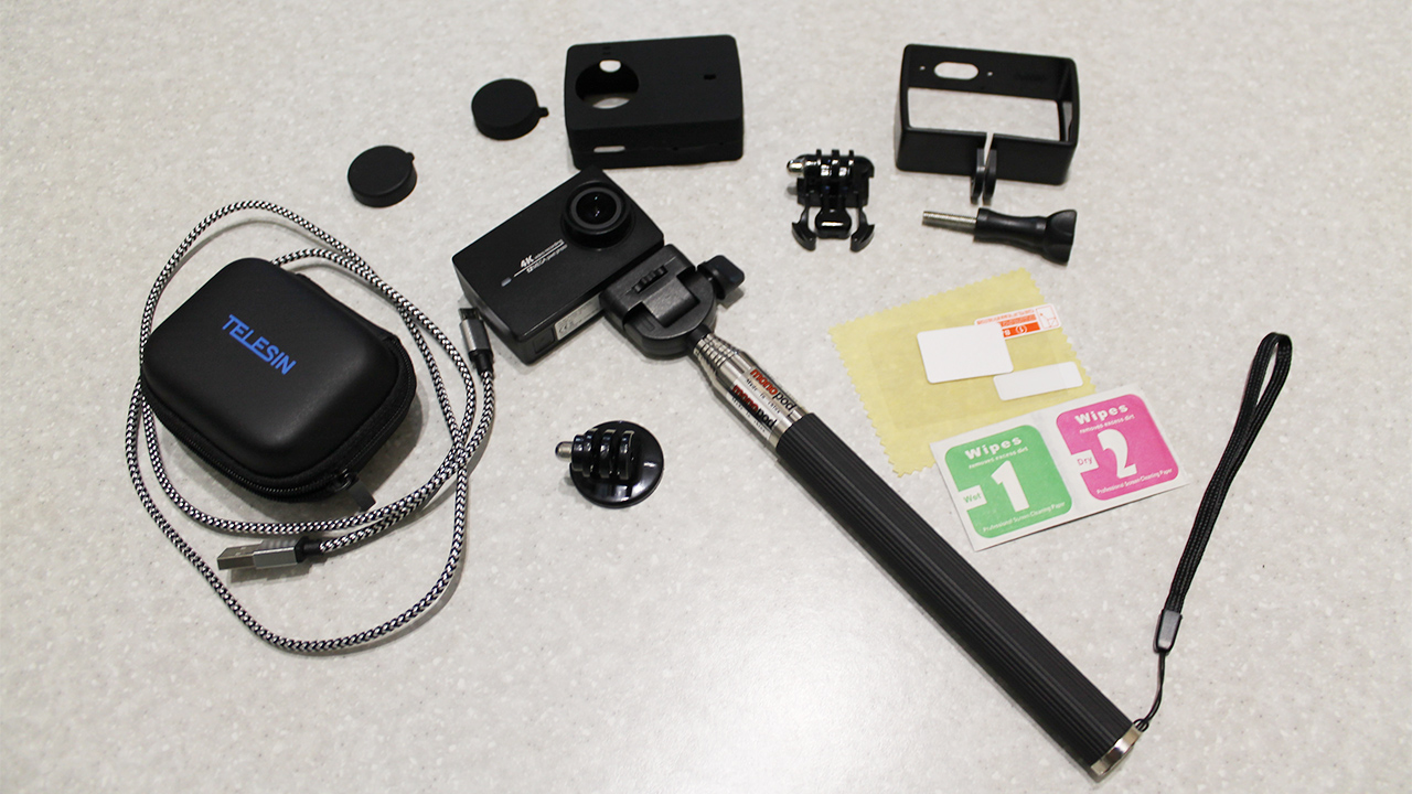 Аксессуары для экшн-камеры YI 4k с Алиэкспресс смотреть онлайн