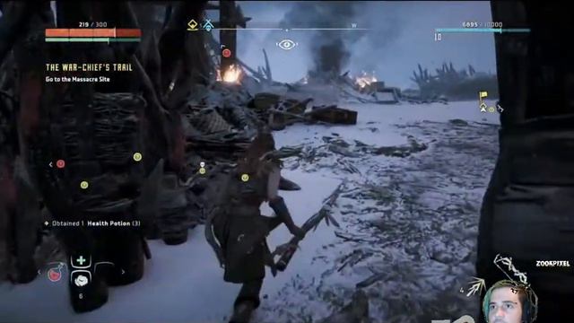 GIVING A LONG NECK DREADLOCKS!!!! HORIZON ZERO DAWN PART 7 смотреть онлайн