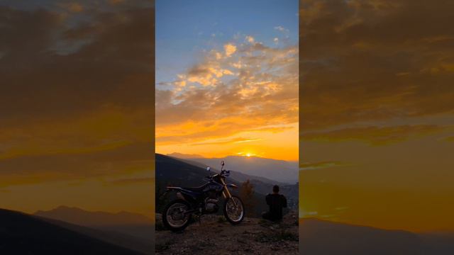 Дагестан, закат в горах. Лето 2024