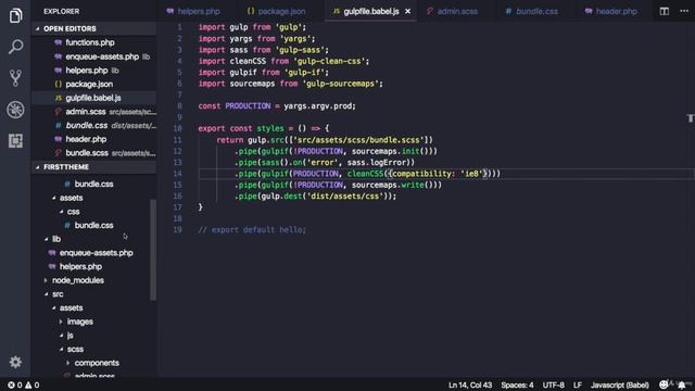 Creating A Gulp Task For Styles Count I Automating Development Workflow with NPM and Gulp смотреть онлайн