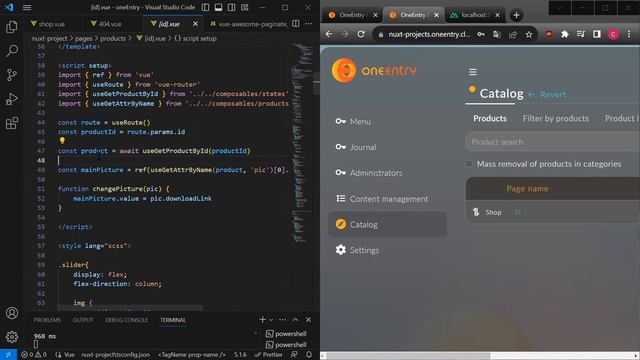 Tienda en línea | Página de error | NuxtJS + HeadlessCMS #9 смотреть онлайн
