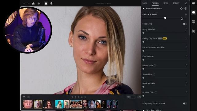 Evoto Ai 人工智能 / 人像皮膚修圖 / Photo Retouching / #粵語中文字幕 смотреть онлайн