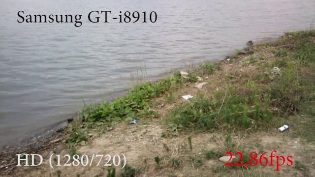 Samsung GT i8910 Video Test & Видео тест камеры смотреть онлайн