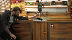 Новый верстак из старой, самодельной тумбочки.