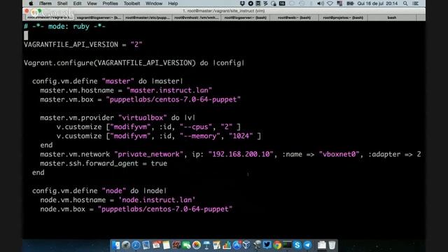 Parte 1 - Configuração do Ambiente - Módulos Puppet para Elasticsearch, Logstash e Kibana смотреть онлайн