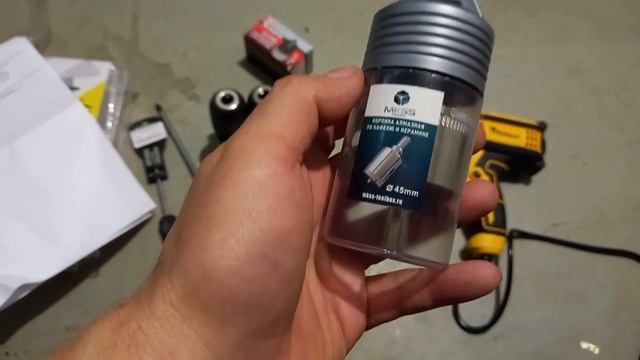 Купил алмазные коронки на санузел и электрошуруповерт. смотреть онлайн