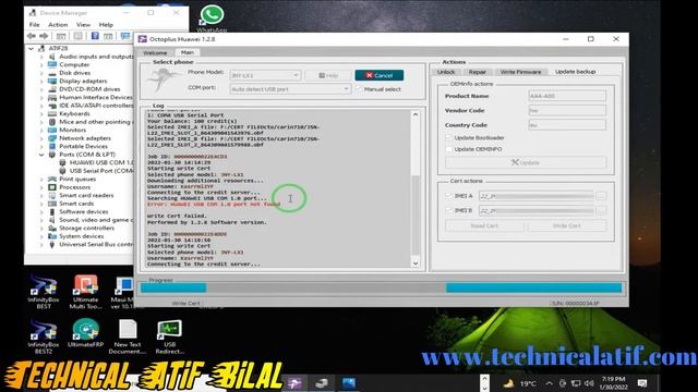 Huawei P40/Nova7i (JNY-LX1) C185 Latest Security IMEI Repair | Kirin 810 | With Octoplus Box | 2022