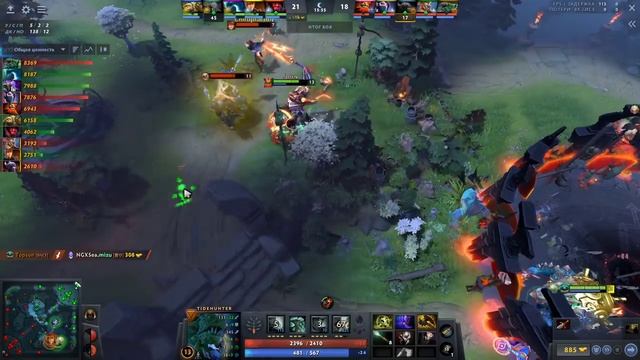 МИД Тайд от ТОПСОНА  Покоряет другой регион - Topson Dota 2