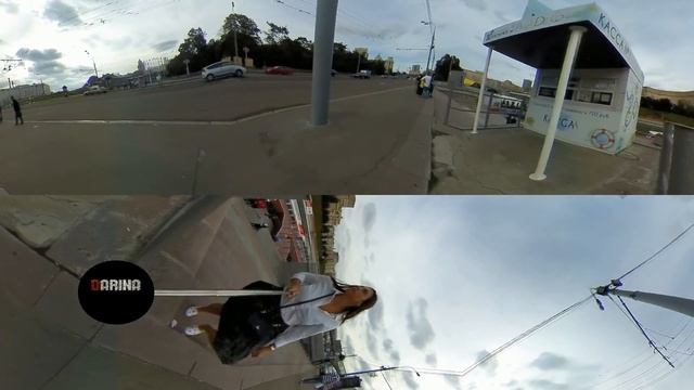 Прогулки по Москве. Киевский вокзал//Панорамное видео 360° смотреть онлайн