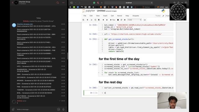 Get Stocks Alerts from Chartink Screener to Your Telegram using Python смотреть онлайн