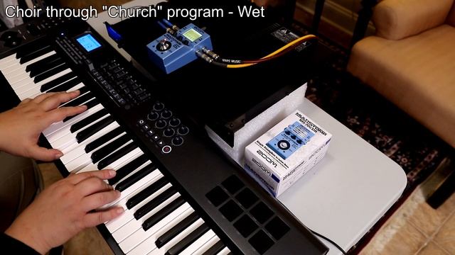 ZOOM MS-70CDR on synth смотреть онлайн