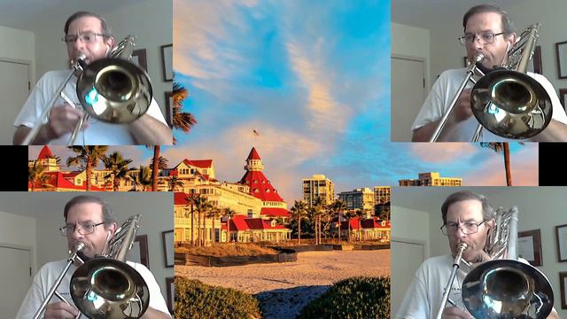 "I Love You, California" for trombone quartet, arr. Eric Heidner (sheet music at PartsAndScore.com) смотреть онлайн