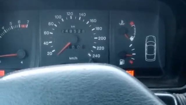 Ford Scorpio 1990 2.0 Cold Start -20c