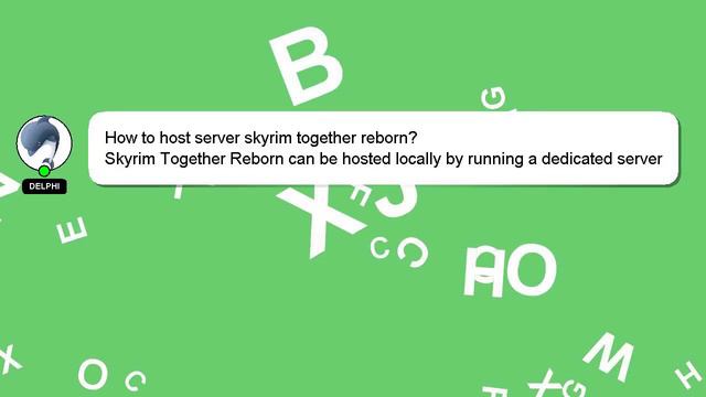 How to host server skyrim together reborn? смотреть онлайн