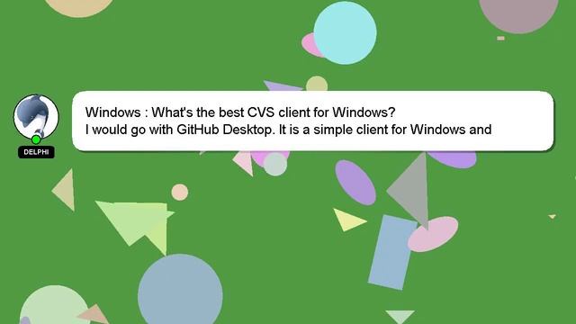 Windows : What's the best CVS client for Windows? смотреть онлайн