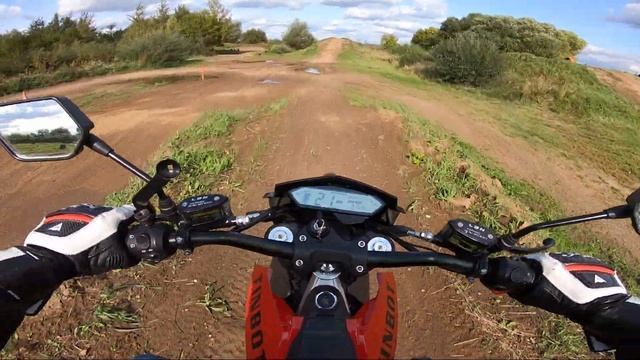 Электромотоцикл Tinbot Kollter ES1-X PRO на мотокроссовой трассе ЯКОВЛЕВО SRT смотреть онлайн