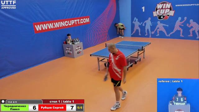 Чередниченко Павел 2-3 Рубцов Сергей Турнир Восток 1 WINCUP 12.09.21 Прямая трансляция Зал1 смотреть онлайн