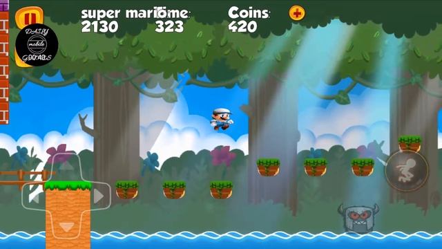 Super Jungle World Run | Level #6 | Super Mario Run like game смотреть онлайн