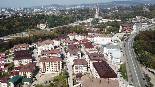 🔆Обзор района 🚁 улица ТРАНСПОРТНАЯ с квадрокоптера🔆 Недвижимость Сочи 🔆 смотреть онлайн
