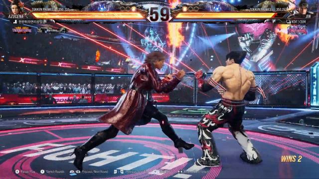 Tekken 8 ▰ KNEE (Azucena) VS CBM (Jin) | High Level Gameplay смотреть онлайн