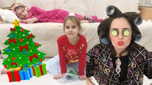 НЯНЯ для Алины и Юляшки СОСЕДКА в шоке Сборник новогодние истории Алинка и друзья