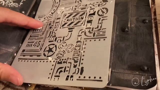 Mix Media Industrial Art Journal with clothes tags and modeling paste смотреть онлайн