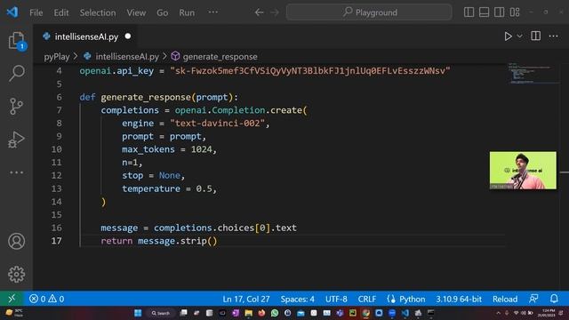 Creating a Smart Chatbot with OpenAI's Python Library: A Beginner's Guide смотреть онлайн