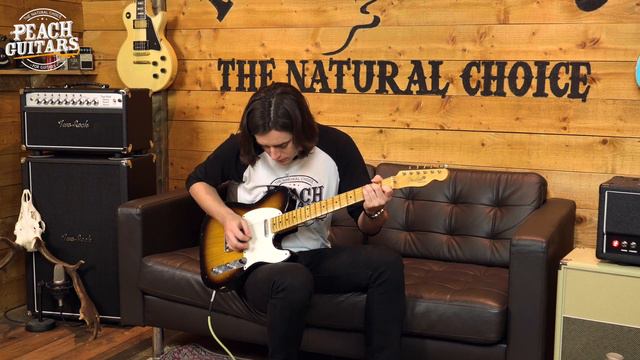 Fender Custom Shop '52 Tele Relic 2 Tone Sunburst R108534 смотреть онлайн